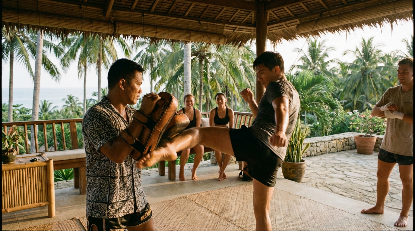 Muay Thai training