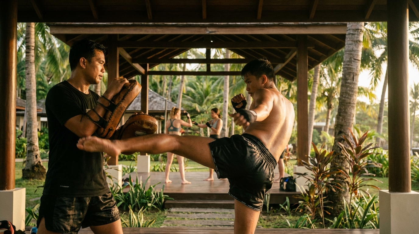 Muay Thai training